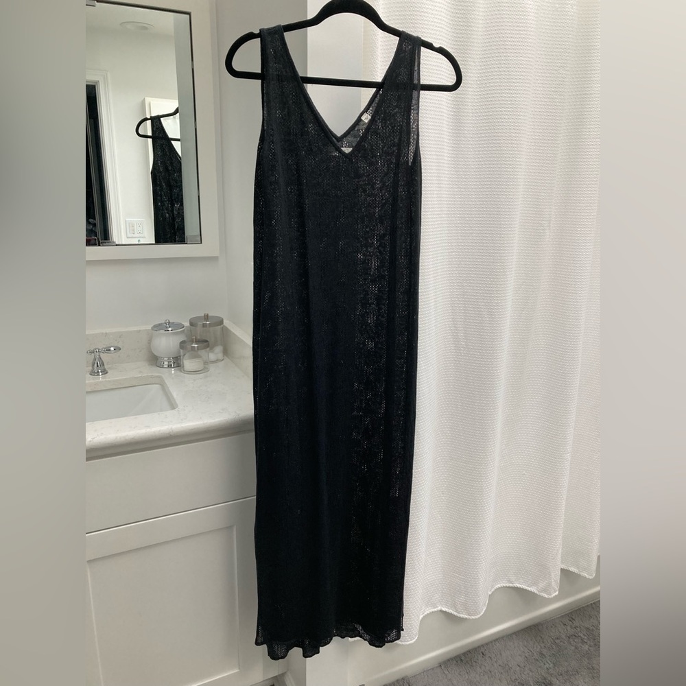 Billy Reid Palisades Pointelle Silk Blend Maxi Dress